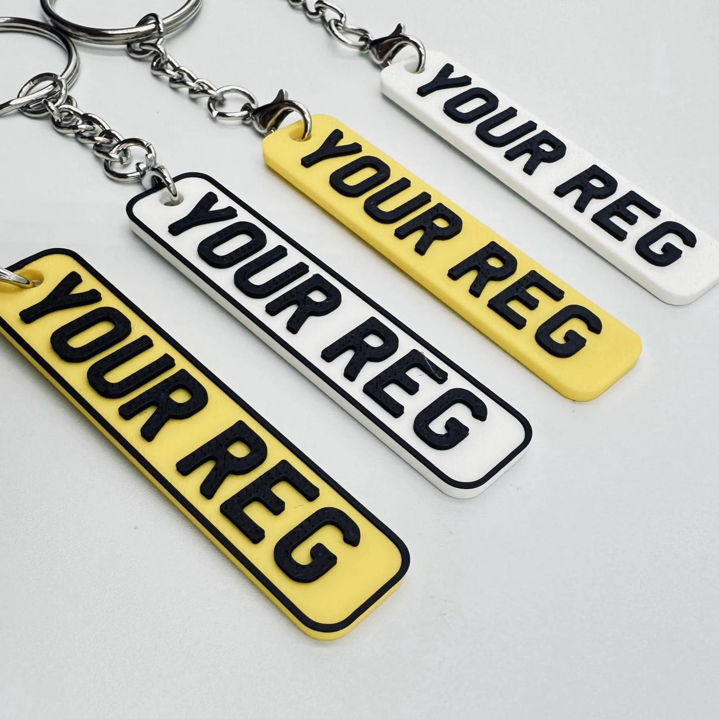 Number Plate Keyrings
