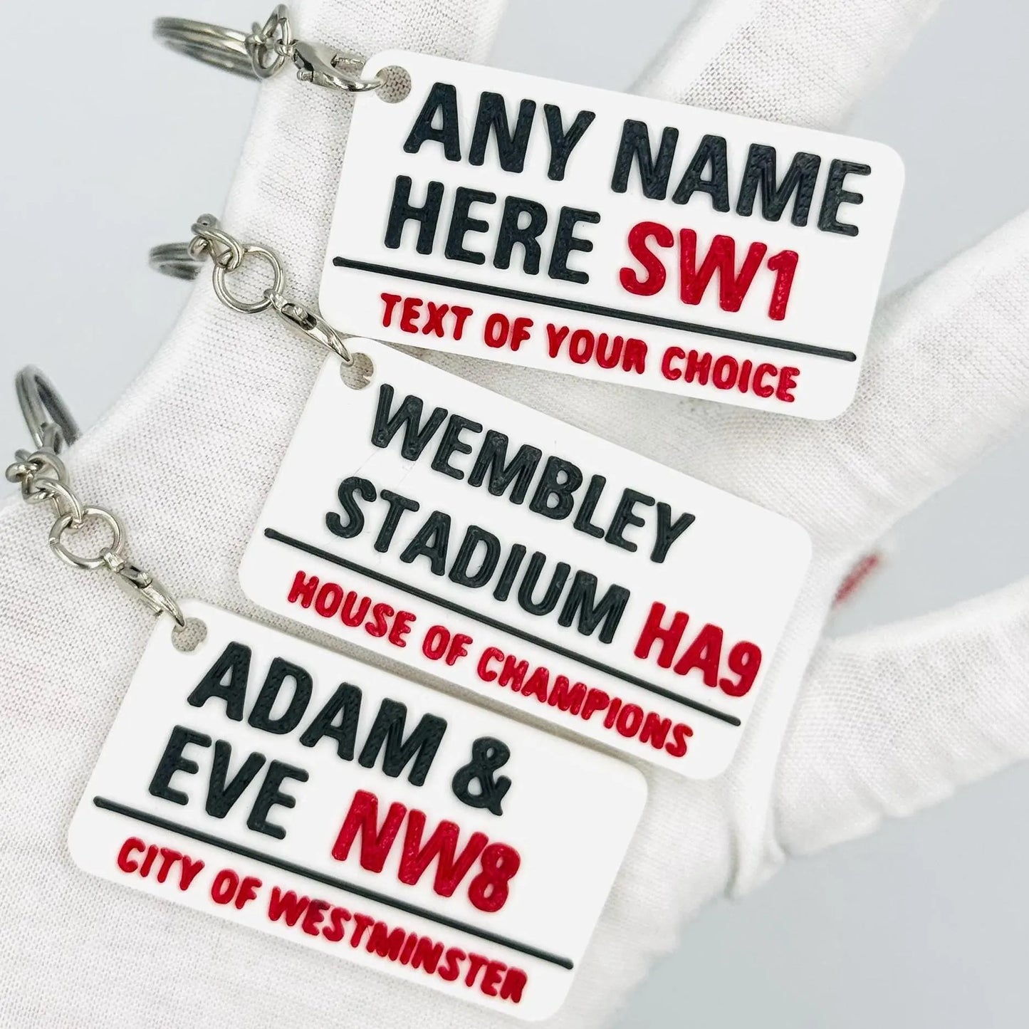 London Street Sign Keyrings