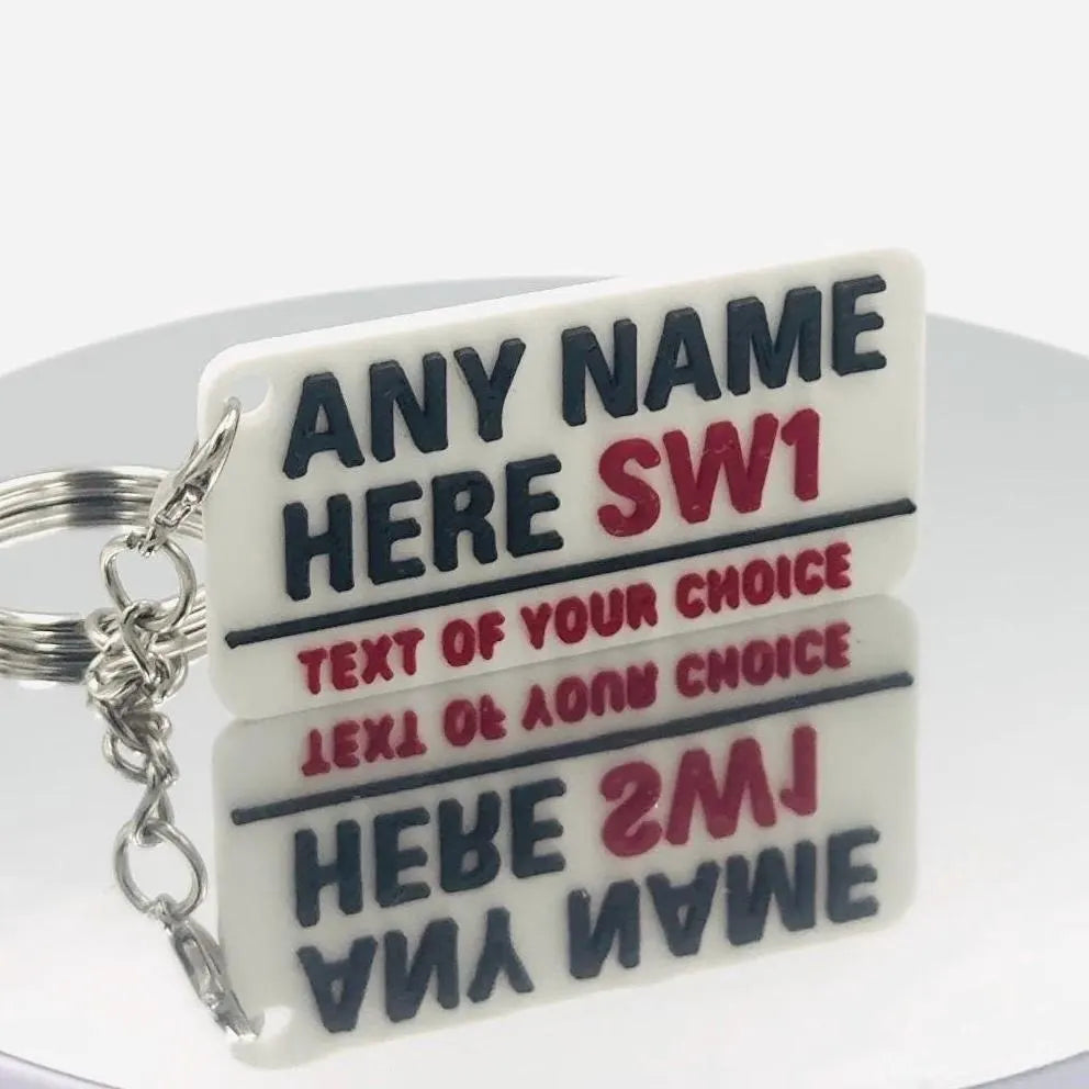 London Street Sign Keyrings