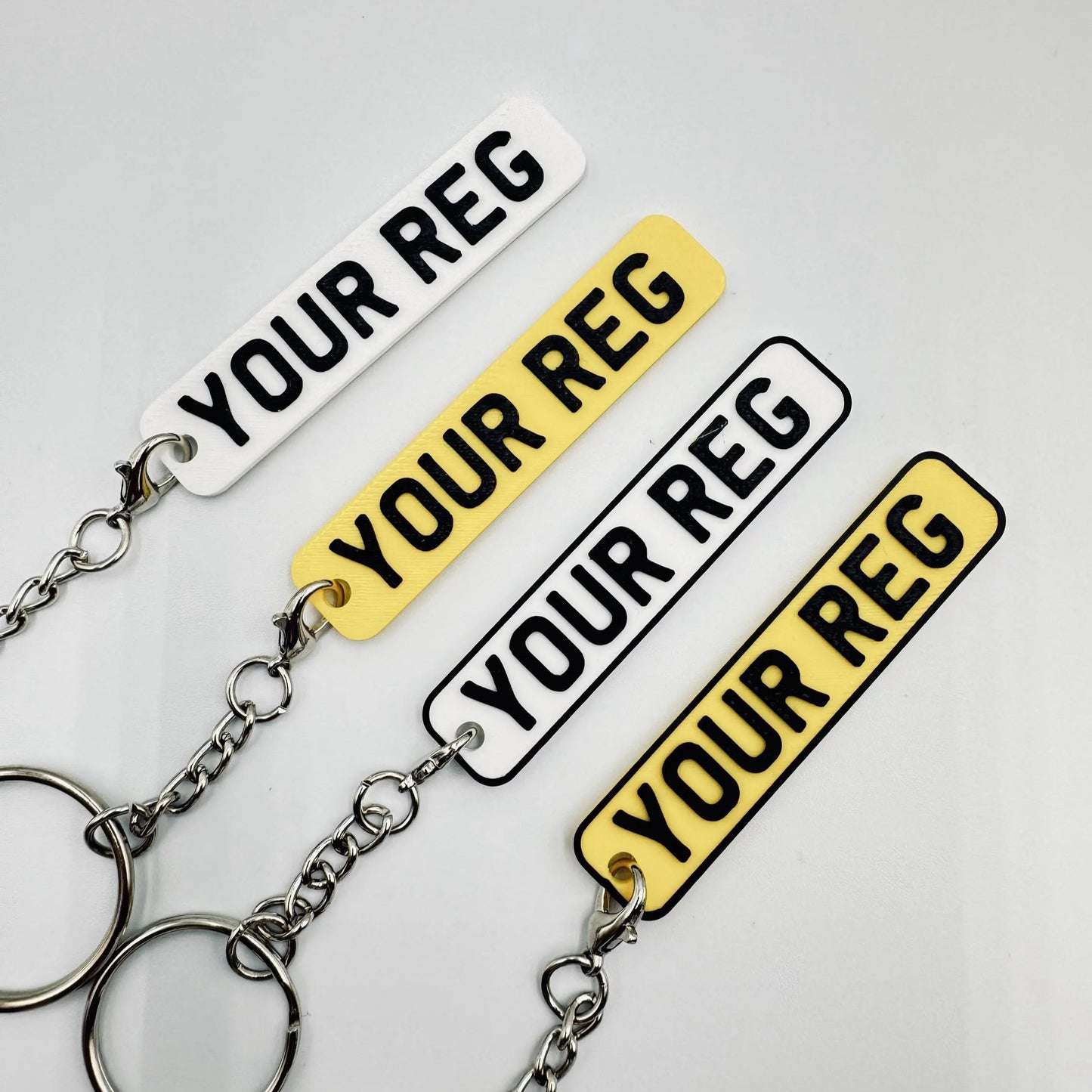 Number Plate Keyrings