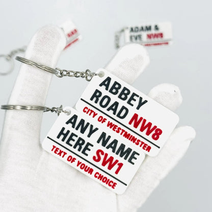 London Street Sign Keyrings