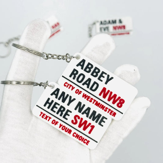 London Street Sign Keyrings